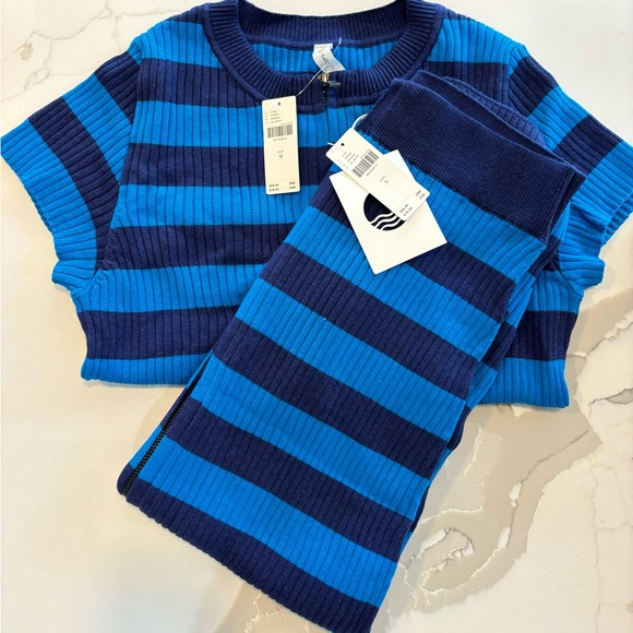 NWT by Anthropologie Daily Practice by Anthropologie Half-zip Sweater Tee - Picture 6 of 7